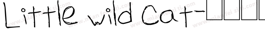 Little wild cat字体转换
